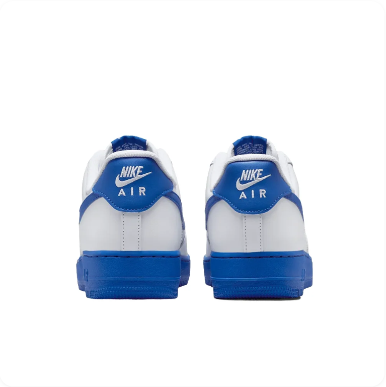 Nike Air Force 1 '07 'Game Royal' – White/Blue Low-Top Sneakers