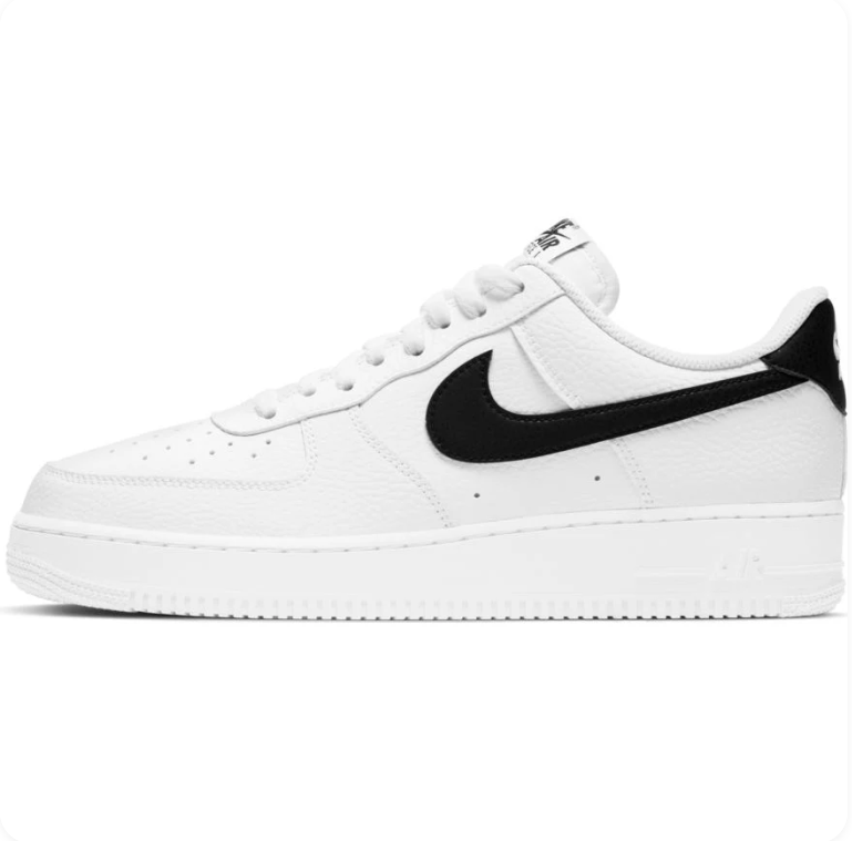 Nike Air Force 1 '07 – White/Black Low-Top Sneakers