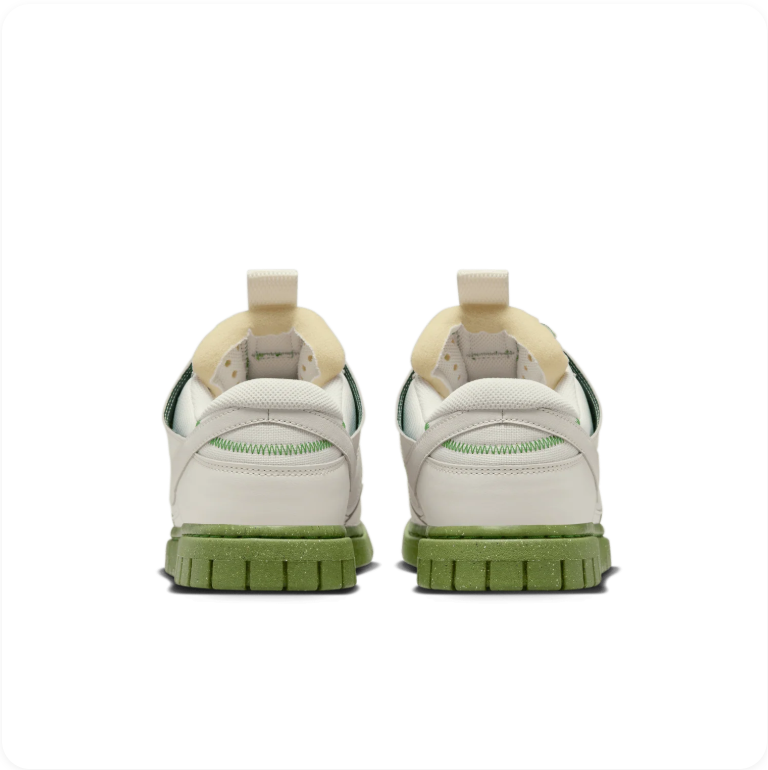 Nike Dunk Low 'Olive Aura' – Sail/Olive Green Deconstructed Low-Top Sneakers