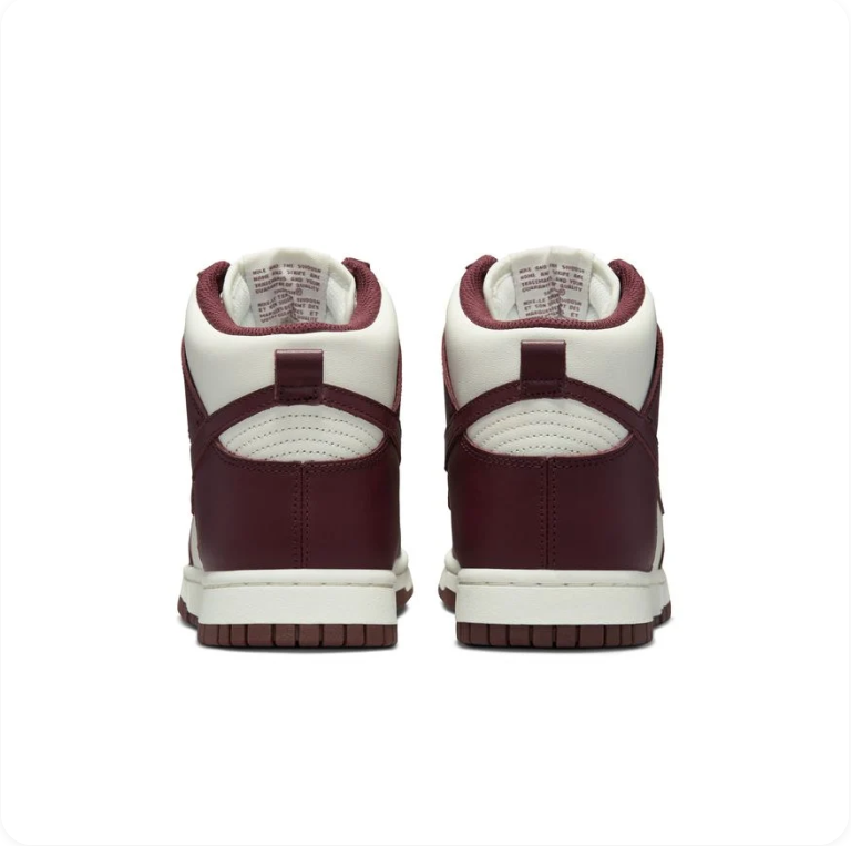 Nike Dunk High 'Sail/Velvet Brown' – Cream & Dark Brown High-Top Sneakers