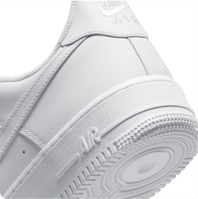 Nike Air Force 1 '07 'Triple White' – All-White Low-Top Sneakers