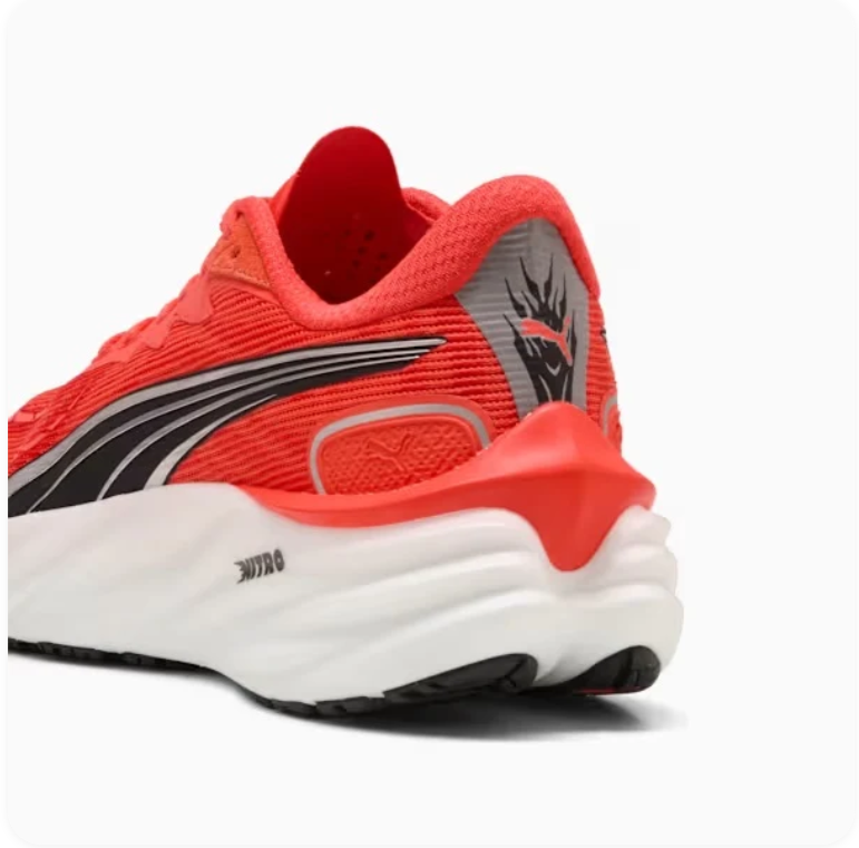 Puma Magnify Nitro 2 'Fire Coral/Black/White' – High-Energy Performance Running Sneakers