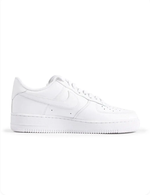 Nike Air Force 1 '07 'Triple White' – All-White Low-Top Sneakers
