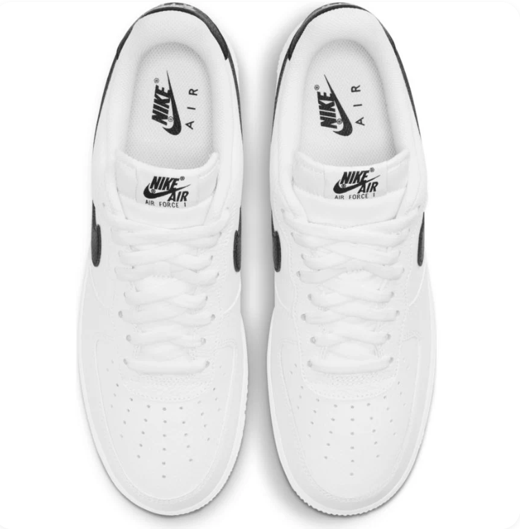 Nike Air Force 1 '07 – White/Black Low-Top Sneakers
