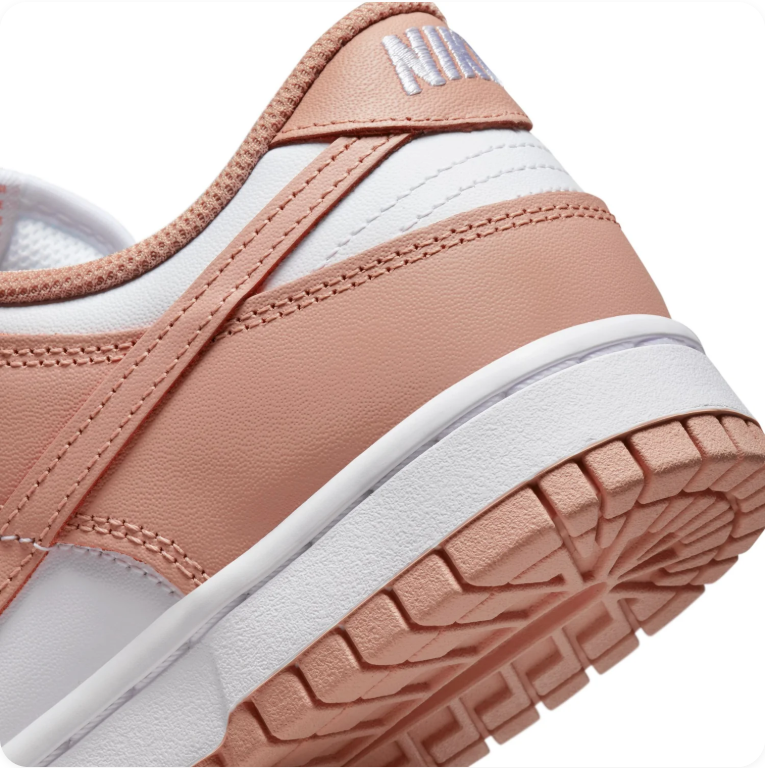 Nike Dunk Low 'Rose Whisper' – Pink/White Women's Low-Top Sneakers