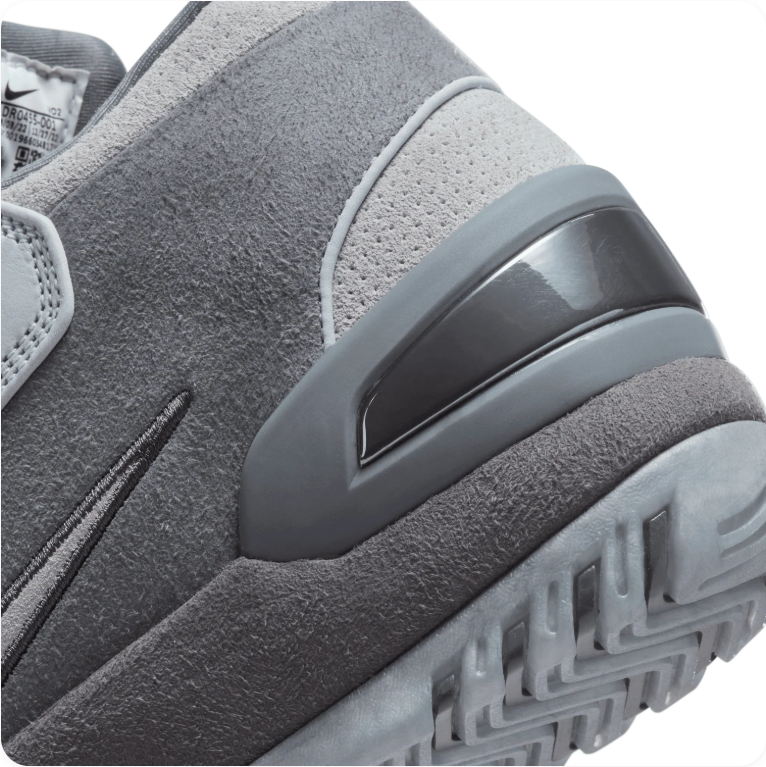 Nike Air Zoom Generation 'Cool Grey' – Tonal Grey Mid-Top Basketball Sneakers