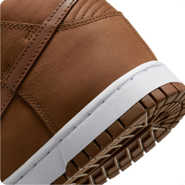 Nike Dunk High 'Pecan' – Tonal Brown Nubuck High-Top Sneakers