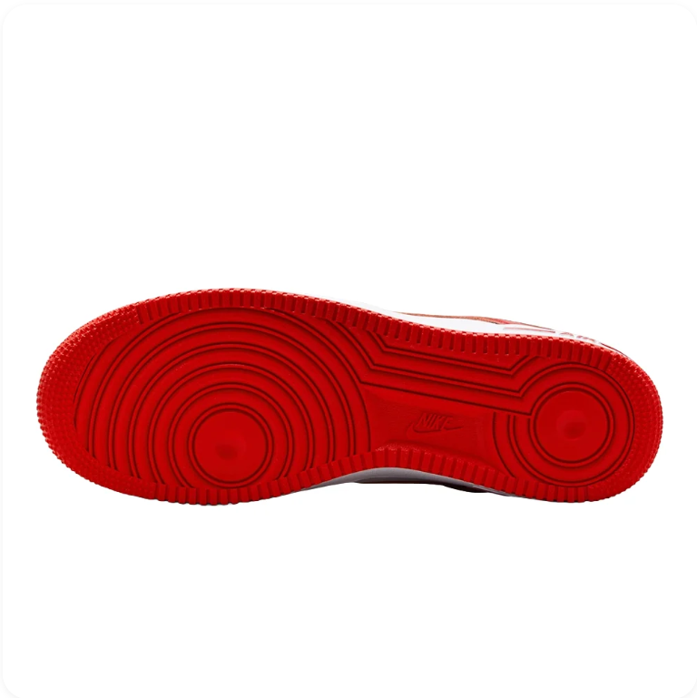 Nike Air Force 1 Low x Travis Scott 'University Red' – Red/White Collab Sneakers