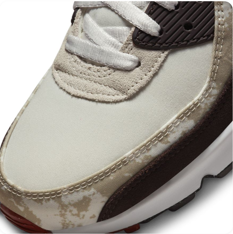 Nike Air Max 90 'Beef & Broccoli' – Sail/Baroque Brown/University Red Special Edition Sneakers