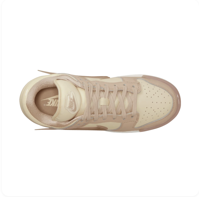 Nike Dunk Low Twist 'Sanddrift/Praline' – Beige/Gold Stacked Sole Low-Top Sneakers