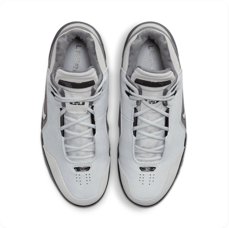 Nike Air Zoom Generation 'Cool Grey' – Tonal Grey Mid-Top Basketball Sneakers
