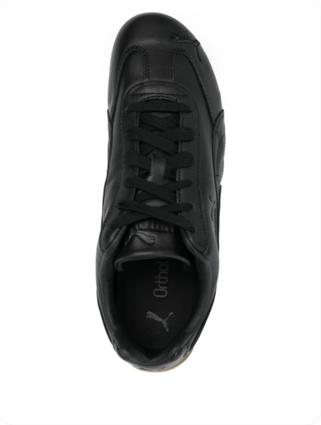 Puma Speedcat OG 'Triple Black/Gum' – All-Black Leather Gum Sole Motorsport Low-Top Sneakers