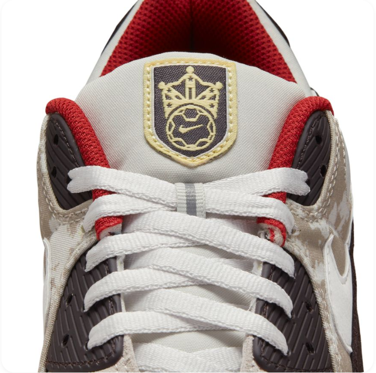 Nike Air Max 90 'Beef & Broccoli' – Sail/Baroque Brown/University Red Special Edition Sneakers