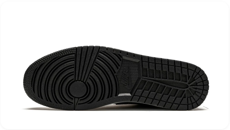 Air Jordan 1 Low 'Black Patent/White' – Glossy All-Black Patent Leather White Midsole Low-Top Sneakers