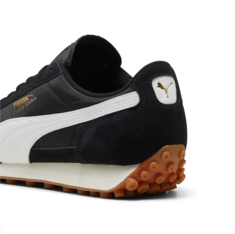 Puma Easy Rider 'Black/White/Gum' – Retro Runner Low-Top Sneakers