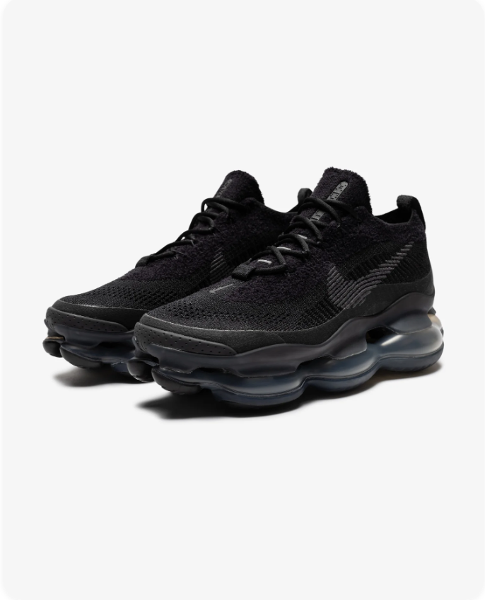 Nike Air VaporMax 2023 Flyknit 'Triple Black' – All-Black Running Sneakers