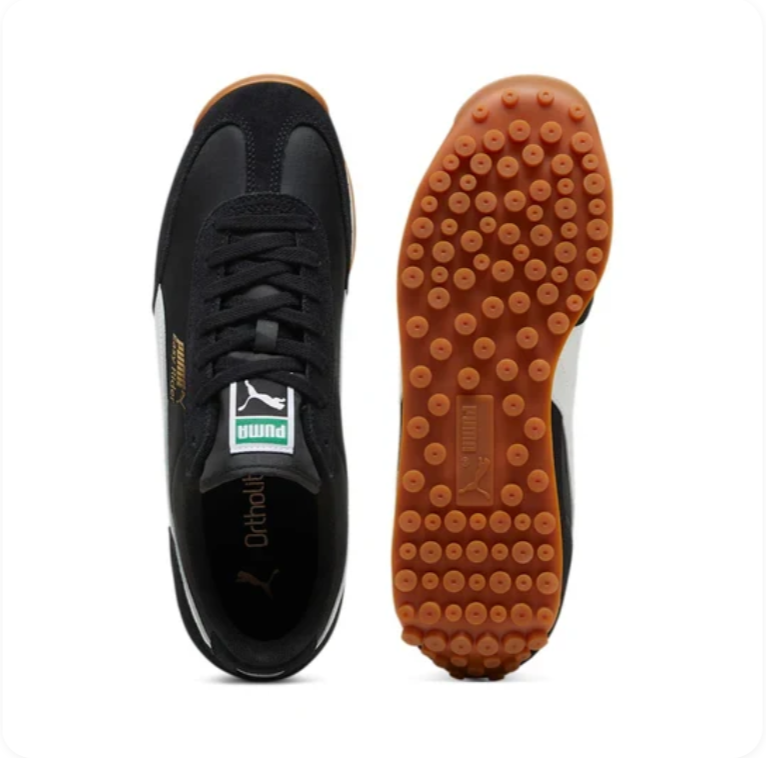 Puma Easy Rider 'Black/White/Gum' – Retro Runner Low-Top Sneakers