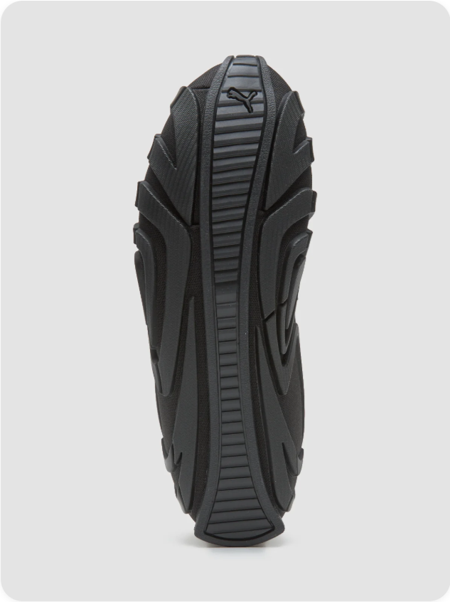 Puma Mostro 'Triple Black' – All-Black Sculptural Molded Futuristic Low-Top Sneakers