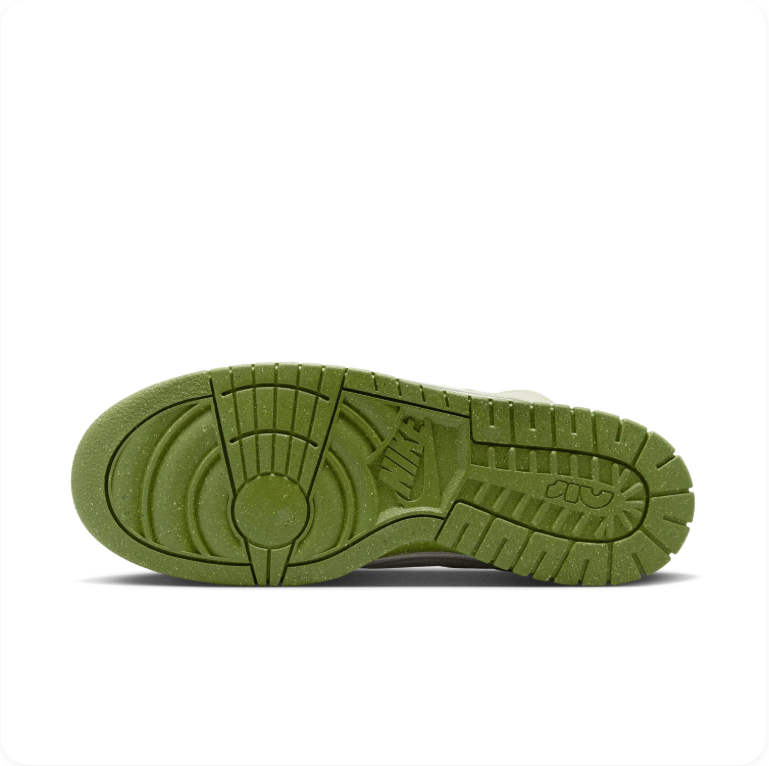 Nike Dunk Low 'Olive Aura' – Sail/Olive Green Deconstructed Low-Top Sneakers