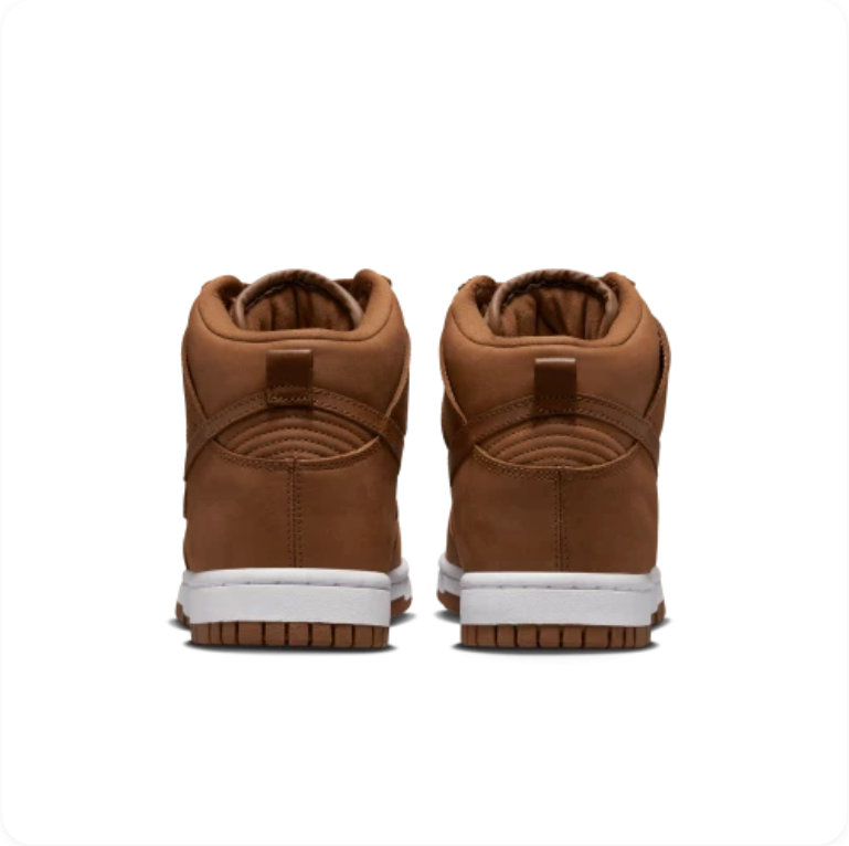 Nike Dunk High 'Pecan' – Tonal Brown Nubuck High-Top Sneakers