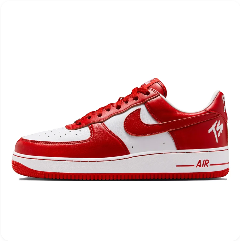 Nike Air Force 1 Low x Travis Scott University Red – Side profile view 2