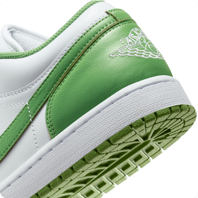 Air Jordan 1 Low 'Chlorophyll' – White/Green Low-Top Sneakers