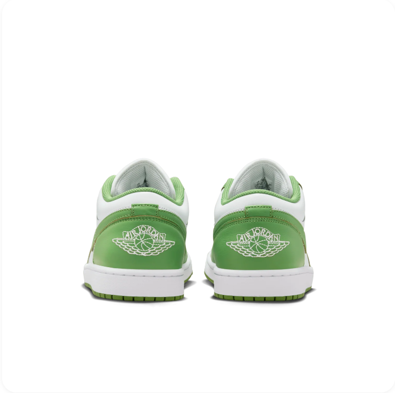 Air Jordan 1 Low 'Chlorophyll' – White/Green Low-Top Sneakers