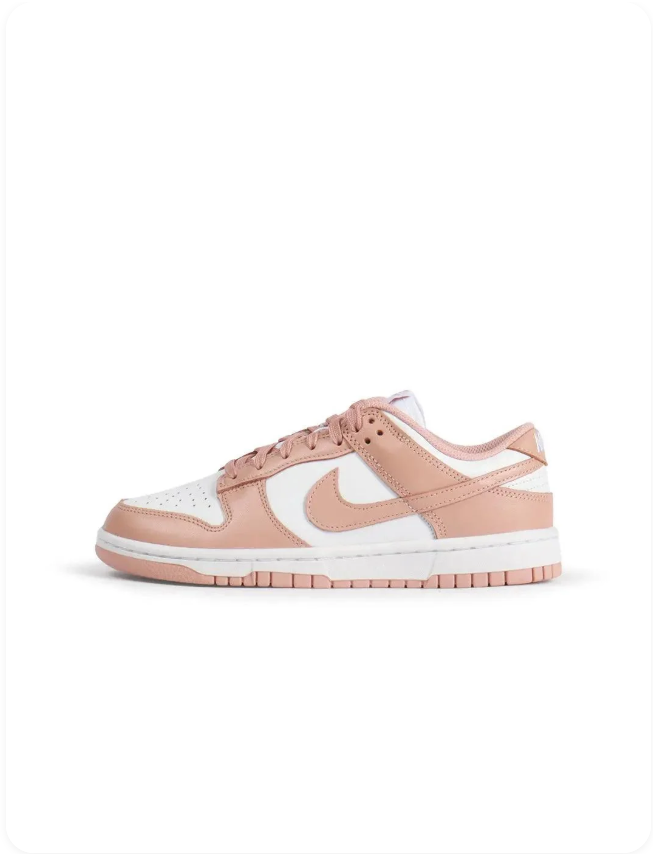 Nike Dunk Low 'Rose Whisper' – Pink/White Women's Low-Top Sneakers