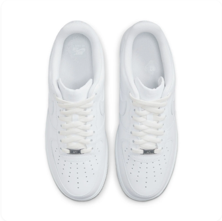 Nike Air Force 1 '07 'Triple White' – All-White Low-Top Sneakers
