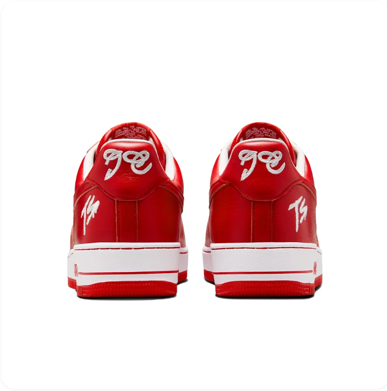 Nike Air Force 1 Low x Travis Scott 'University Red' – Red/White Collab Sneakers