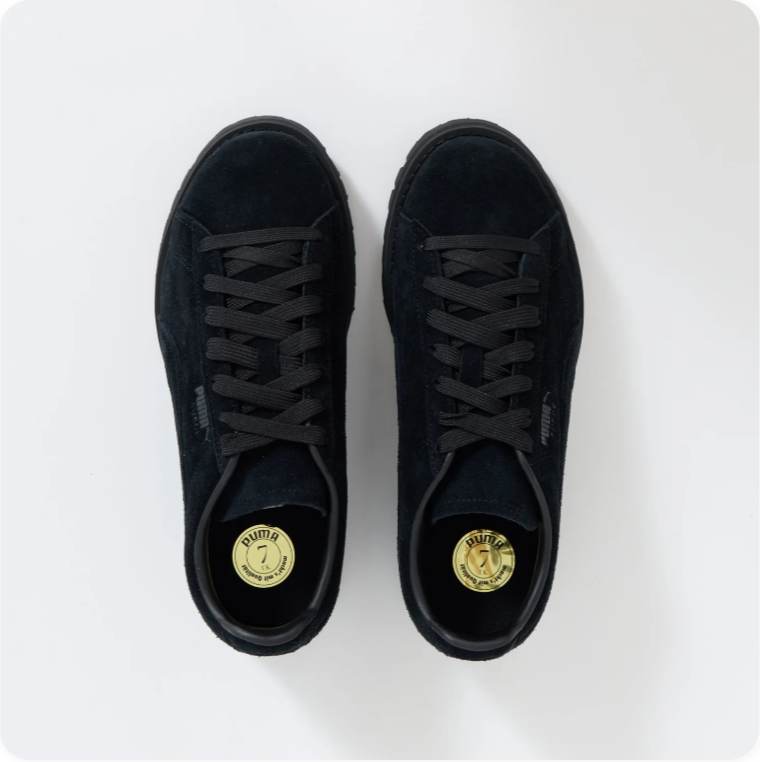 Puma Roma 'Triple Black/Lug Sole' – All-Black Suede Chunky Lug Sole Low-Top Sneakers