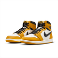 Air Jordan 1 Retro High OG 'Yellow Ochre' – Golden Yellow Black Sail High-Top Basketball Sneakers