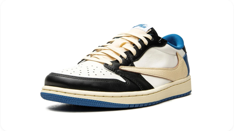 Fragment Design x Travis Scott x Air Jordan 1 Low OG SP 'Military Blue'