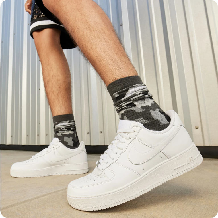 Nike Air Force 1 '07 'Triple White' – All-White Low-Top Sneakers