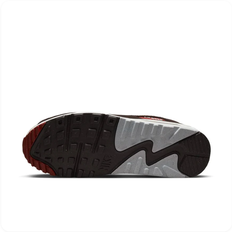 Nike Air Max 90 'Beef & Broccoli' – Sail/Baroque Brown/University Red Special Edition Sneakers