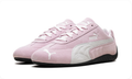 Puma Speedcat OG 'Pink Lavender/White' – Soft Pink Suede & White Patent Formstrip Low-Top Sneakers