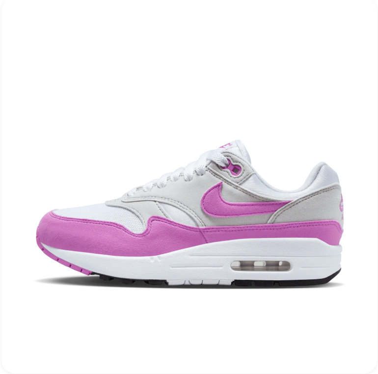 Nike Air Max 1 Fuchsia Dream – Side profile view 1