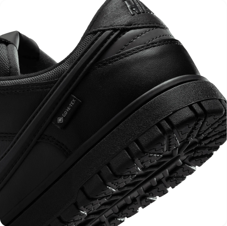 Nike Dunk Low GORE-TEX 'Triple Black' – Waterproof All-Black Low-Top Sneakers