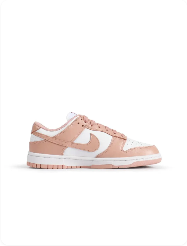 Nike Dunk Low 'Rose Whisper' – Pink/White Women's Low-Top Sneakers