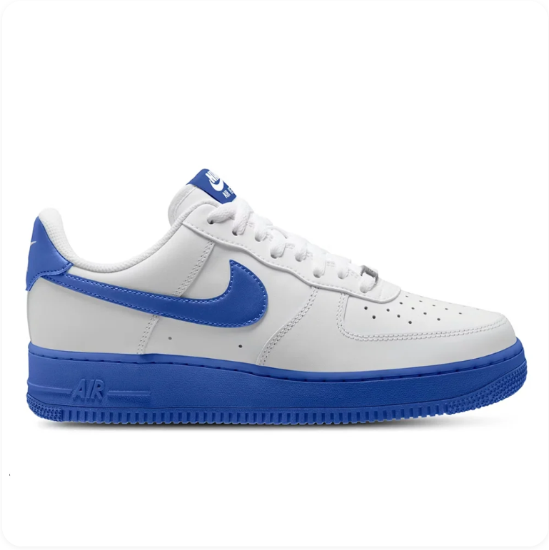 Nike Air Force 1 '07 'Game Royal' – White/Blue Low-Top Sneakers
