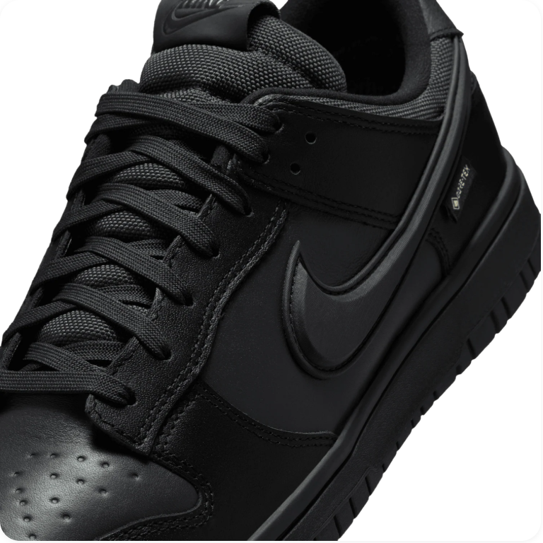 Nike Dunk Low GORE-TEX 'Triple Black' – Waterproof All-Black Low-Top Sneakers