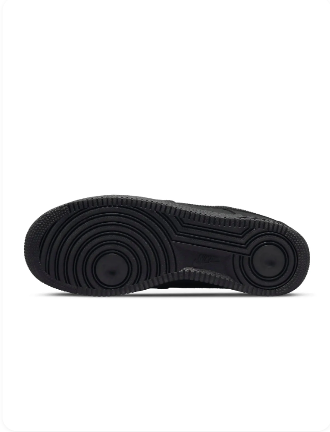 Nike Air Force 1 '07 'Triple Black' – All-Black Low-Top Sneakers