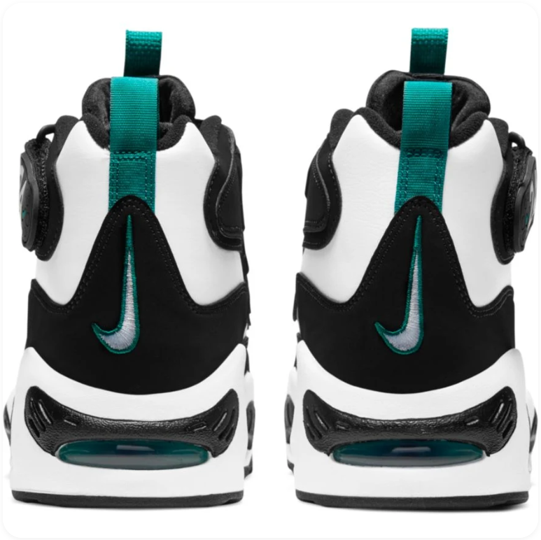 Nike Air Griffey Max 1 'Freshwater' – Black/White/Emerald Green High-Top Sneakers