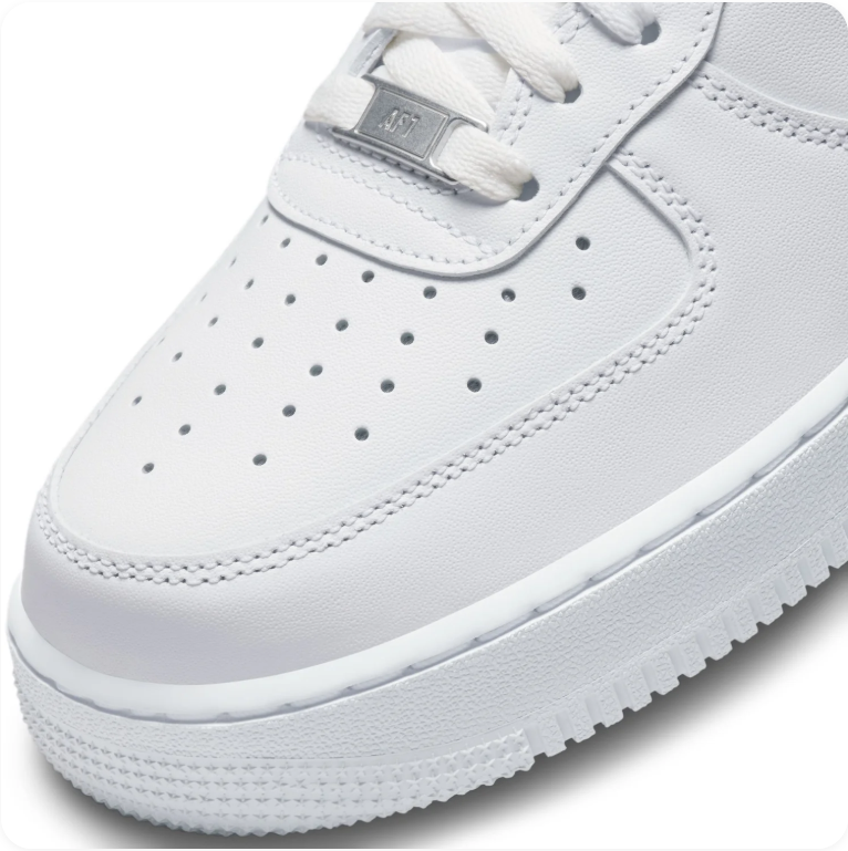 Nike Air Force 1 '07 'Triple White' – All-White Low-Top Sneakers