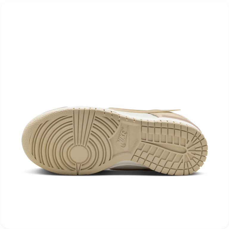 Nike Dunk Low Twist 'Sanddrift/Praline' – Beige/Gold Stacked Sole Low-Top Sneakers