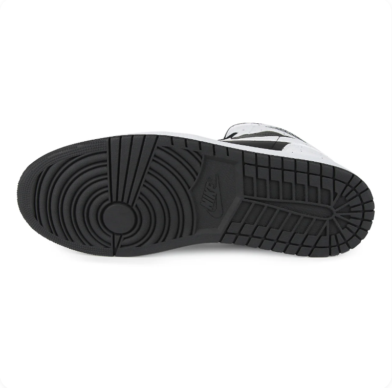 Air Jordan 1 Mid 'Black/White Speckle'