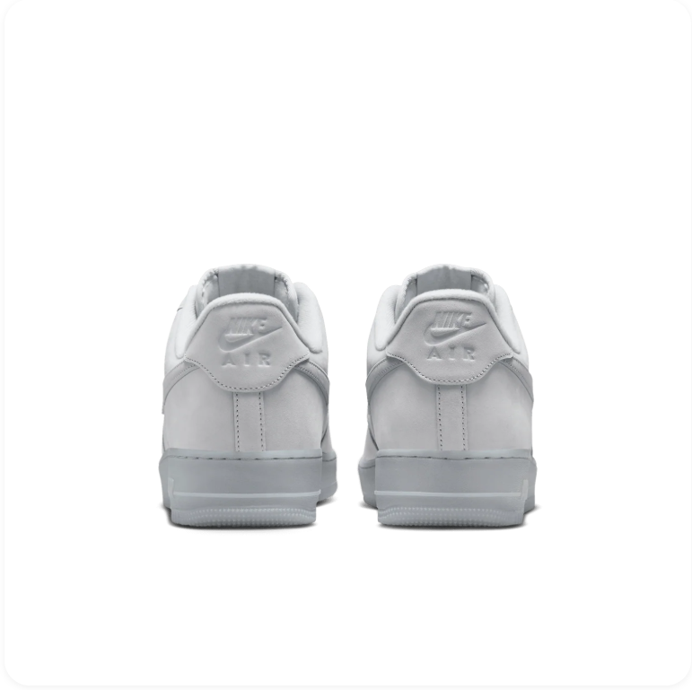 Nike Air Force 1 '07 'White/Wolf Grey' – White & Grey Icy Sole Low-Top Sneakers