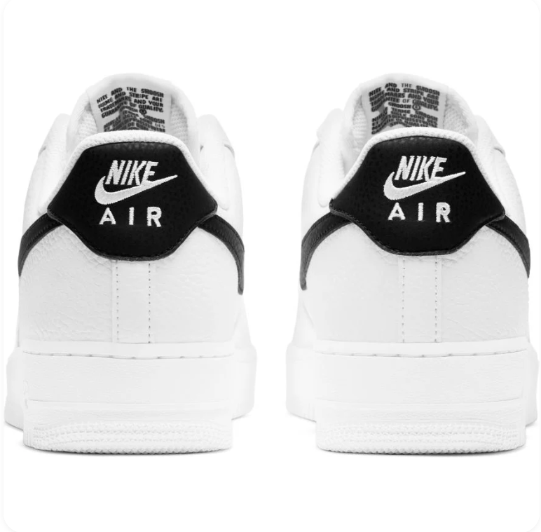 Nike Air Force 1 '07 – White/Black Low-Top Sneakers