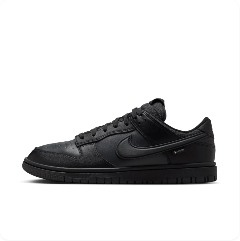 Nike Dunk Low GORE-TEX 'Triple Black' – Waterproof All-Black Low-Top Sneakers