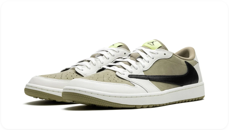 Air Jordan 1 Low Golf 'Neutral Olive/Black/White'